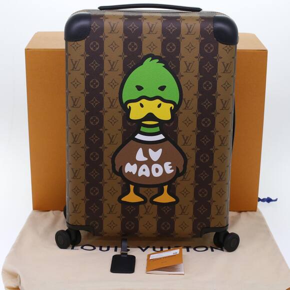 LOUIS VUITTON Monogram Stripe Human Made Horizon 55 Suitcase M20481 - Picture 12 of 16